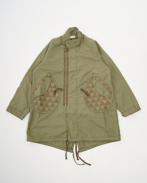 Tsugihagi Fishtail Jacket Olive - Meadow